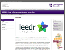 Tablet Screenshot of leedr-project.co.uk